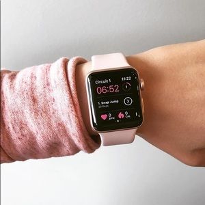Pink Apple Watch series 3
